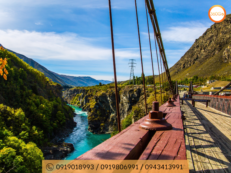 Cầu treo Kawarau không chỉ đơn thuần là một cây cầu - Du lịch 360Go
